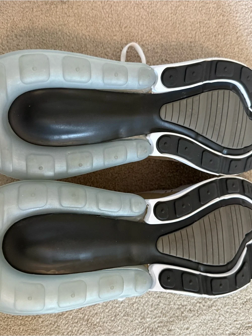 Nike Air Max 270 Cream Men's Running Shoe Size 14
